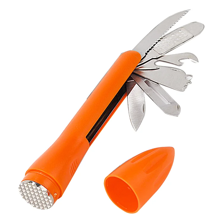 In Stock Hot Sale New 9-in-1 Kitchen Gadget Multi-Purpose Bar Tool Manual Lemon Juicer Meat Tenderizer