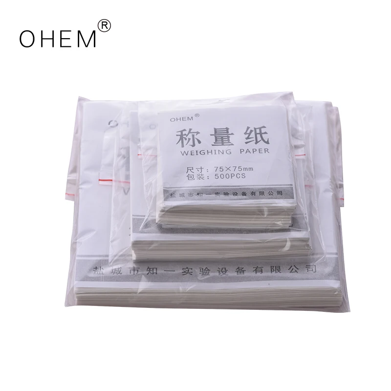 Lab Supplies 100*100mm Weighing Paper Laboratory Drug Weighing Chemical Materials Balance Paper