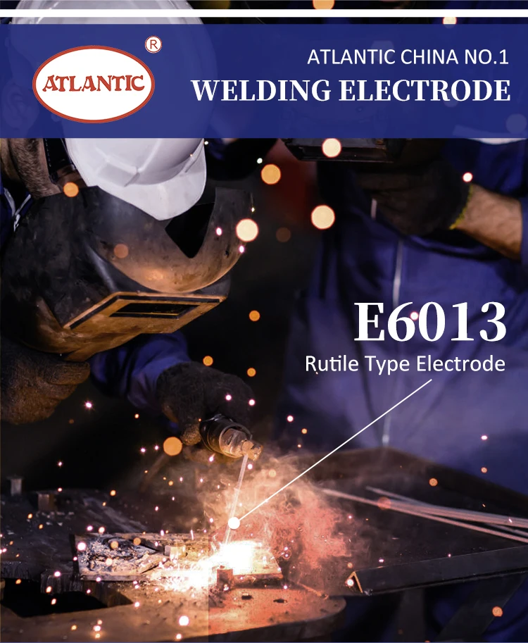 Самый популярный покрытый сварочный стержень Atlantic E6013 для мягкой стали
