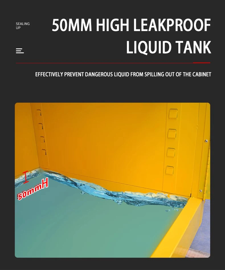 Взрывозащищенный шкаф 45 галлонов 3-слойный огнестойкий 170 л горючие шкафы для хранения