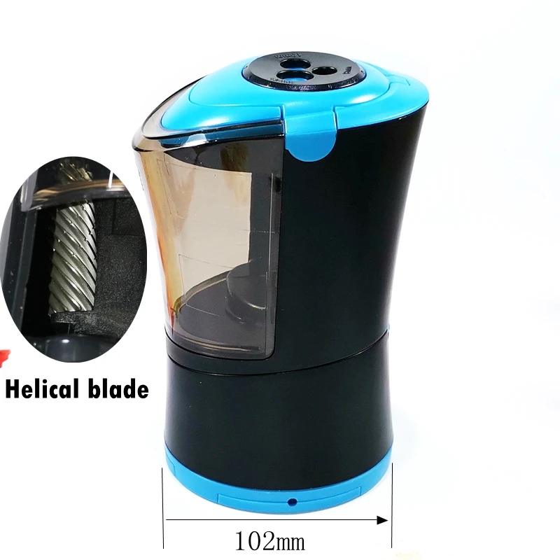JD3018-3 Three Hole 6-12MM  LED USB Helical Blade Electric Pencil Sharpener