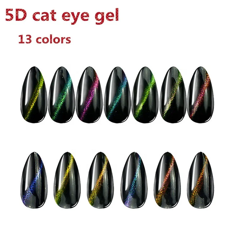 
Wholesale 15ml Private Label Nail Art Soak Off Magnetic Gel Super Galaxy 5d Cat Eye Uv Gel Polish 