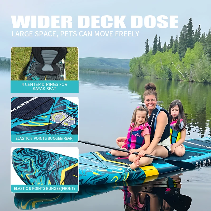 Skatinger High Quality sup gonfiabile paddle boards waterplay surfing inflatable stand up paddle board paddleboard for adults