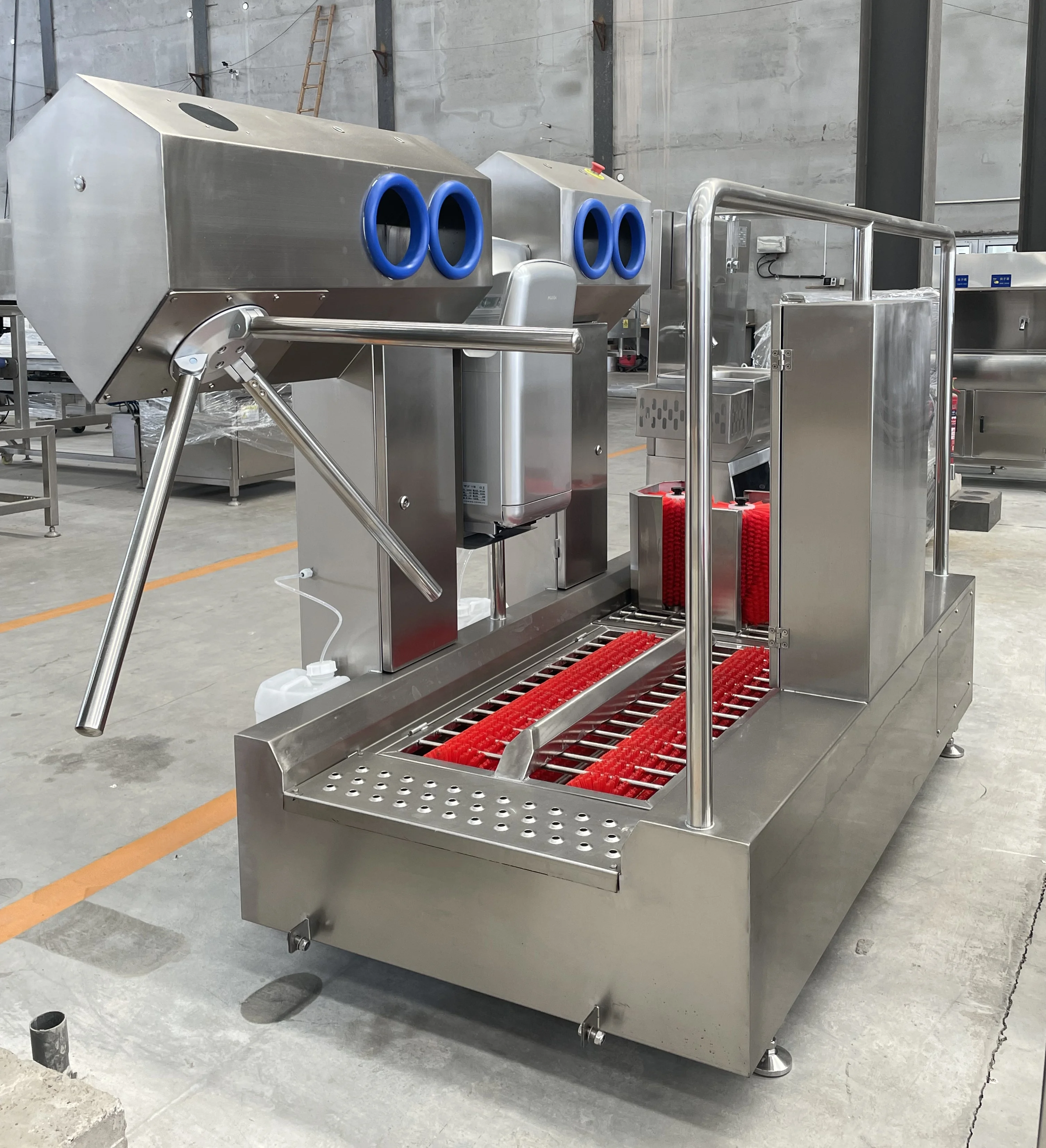 automatic Boot washer boot sole cleaning machine for hygiene cleaning station