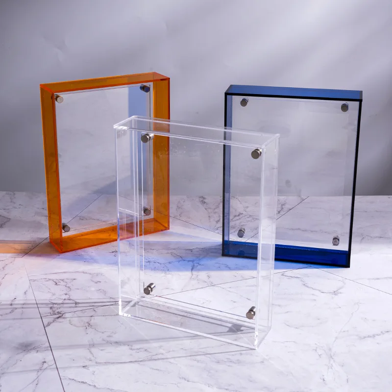 Neon orange Acrylic Photo Frame 6 Inch Family Picture Frame Fashion Picture Frame