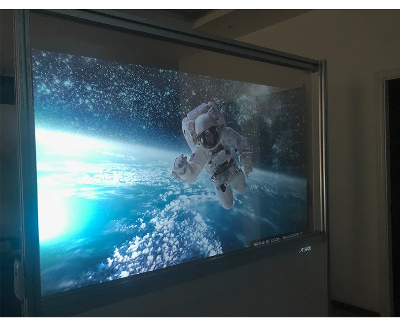 3D Front PDLC Projection Film High Quality Self-adhesive Rear Projection Film Hologram holographic Film for Window Display