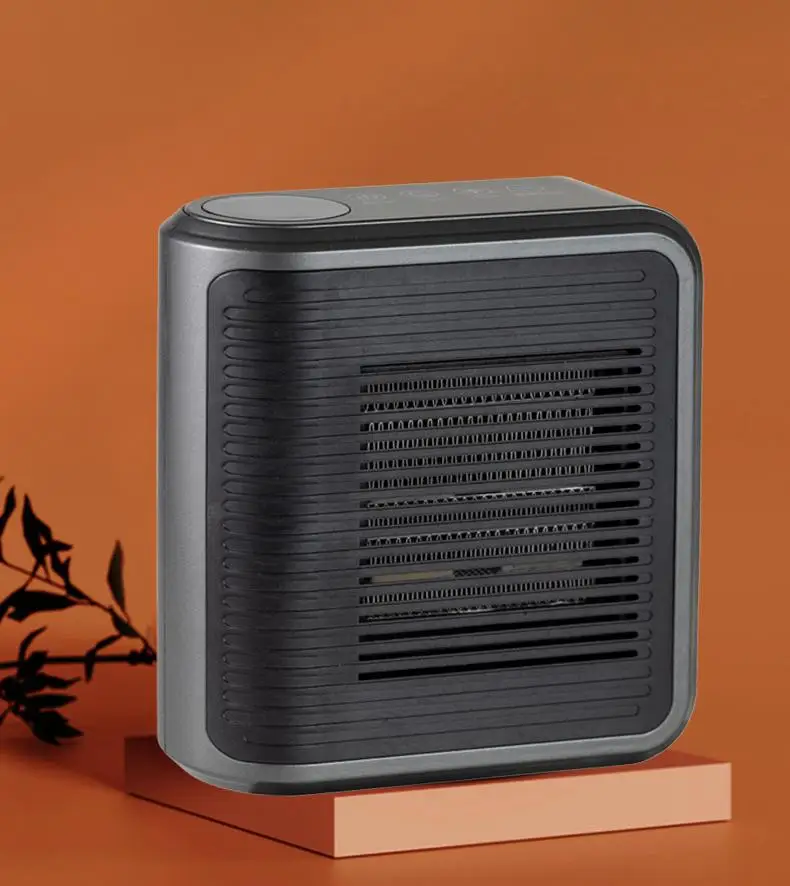 800W Wall Hang Type PTC Electric Home Heater Digital Display Touch Control Mini Office Room Household Fan Warming Heater