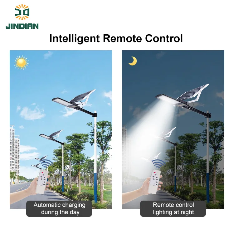 JD Factory Price 395*160mm 80W IP65 solar panel street light