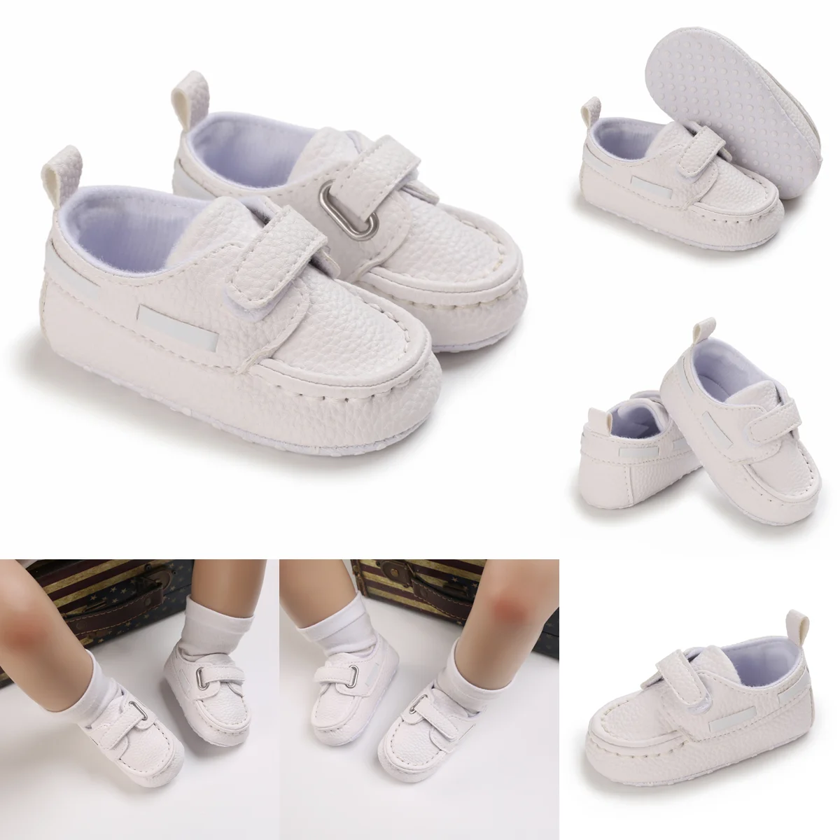 Valen Sina Newborn Fashion baby shoes for boys Mokasin baby Non-slip shoes Toddler shoes for infants