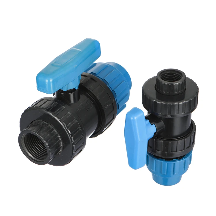 IFAN ISO 4427 PE Water Pipe Coupling PN16 HDPE Pipe Fitting Irrigation PP Compression Fitting Reducer Compression Fitting