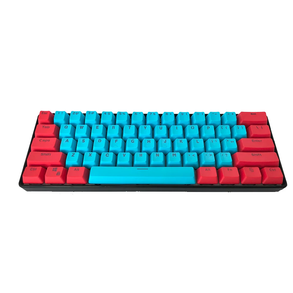 61 87 104 Keys Doubleshot PBT Mechanical Keycaps for 60% 70% 75% 80% Keyboard