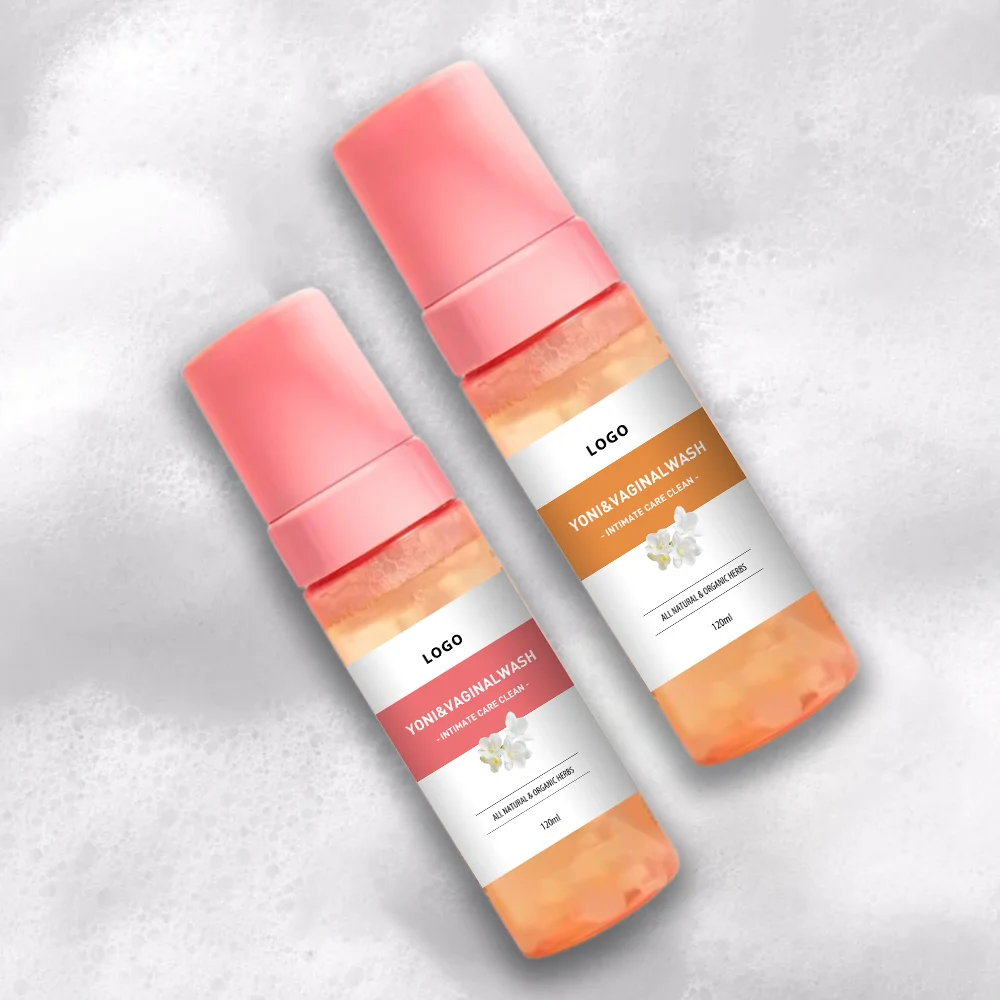 wholesale Organic boric acidic feminine Yoni Foaming Foam Wash Vaginal washes foam Ph Balanced Intimate Vaginal Wash