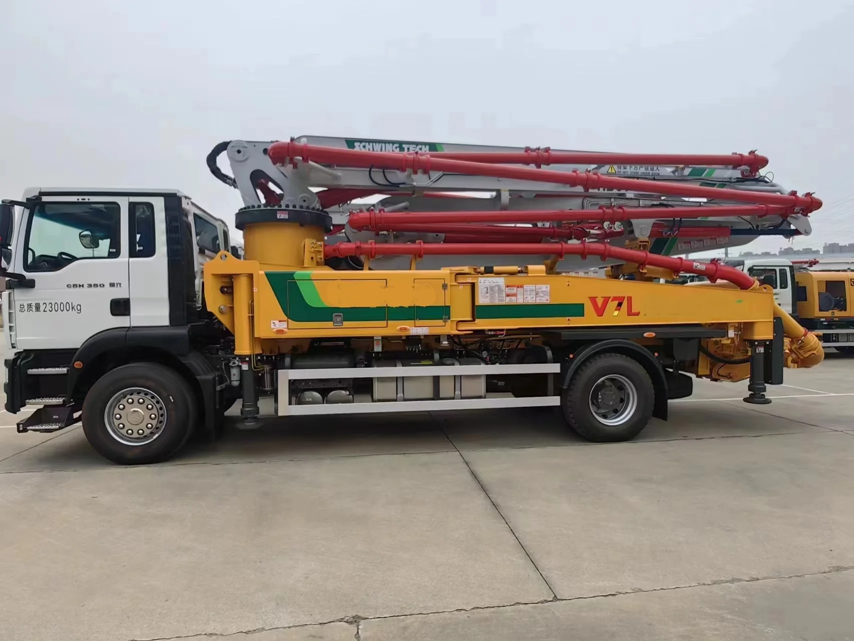 China 47m 52m China New Concrete Mixer with Pump Truck Machine Sym5350thbfb 520c-10A Hb52V Hb47V For Sale