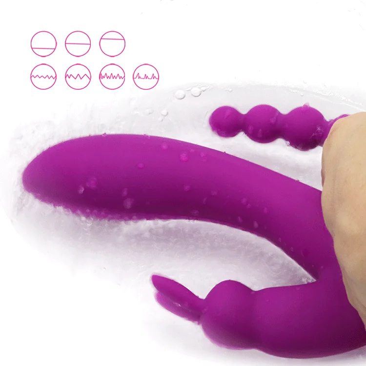 Waterproof Dual Motor Strong Adult Female Sex Toys Clitoris G spot anal Vibrator for Women Vagina Vibration