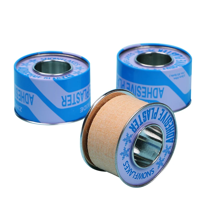 zinc oxide adhesive plaster tape in tin surgical