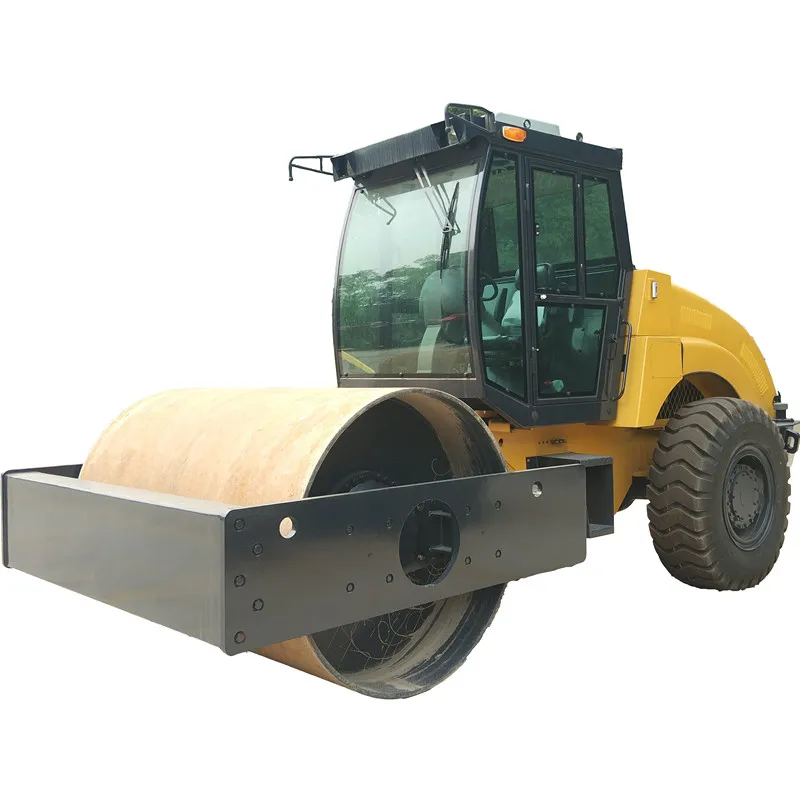 China Single drive road machinery single drum full hydraulic  10 ton 12 ton vibratory road roller