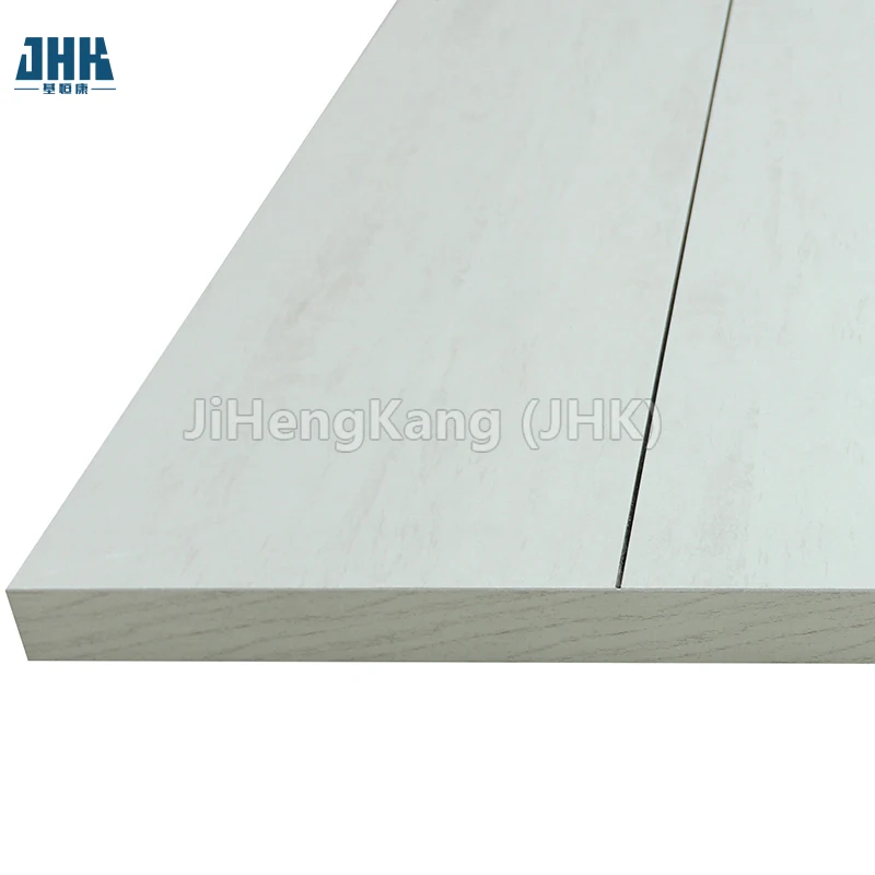 JHK-F01-3 Melamine paper two-color Marbeling Hollow Melamine Door wooden swing door modern interior doors