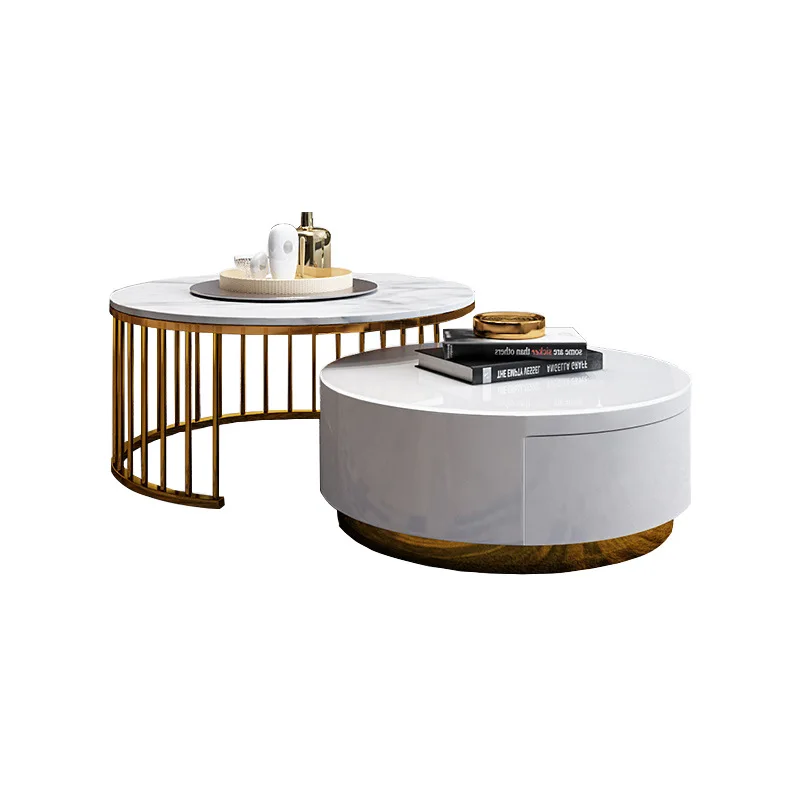 
Modern multi size marble coffee table corner table several combinations marble top coffee table set 