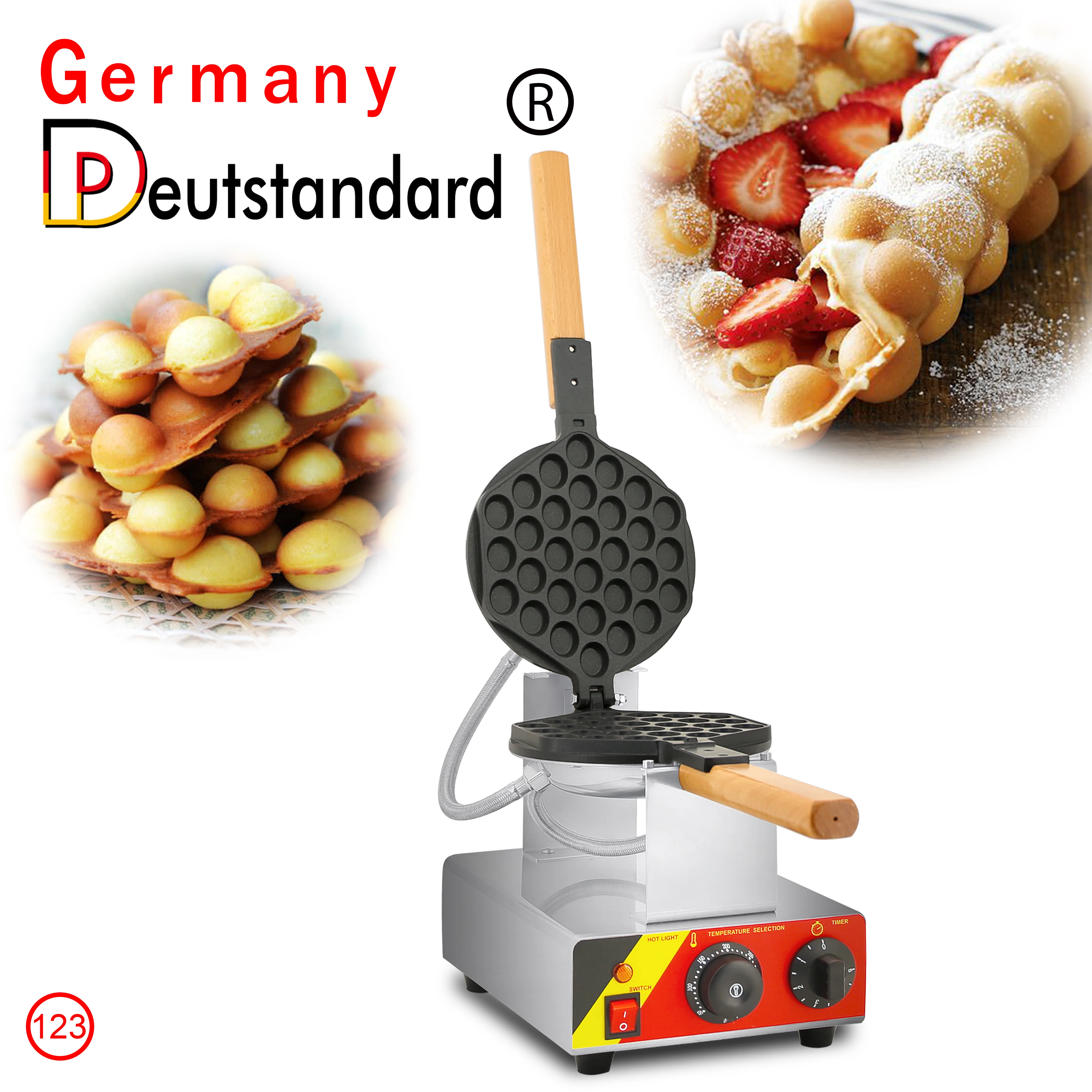 Commercial Non-stick Hong Kong Bubble Egg Waffle Maker