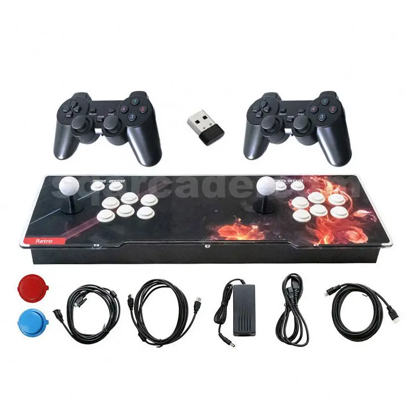 High Quality Pandora Arcade Box 4710 In 1 Game 26 Pieces 3D Game Video Joystick Button Retro Game Console Arcade
