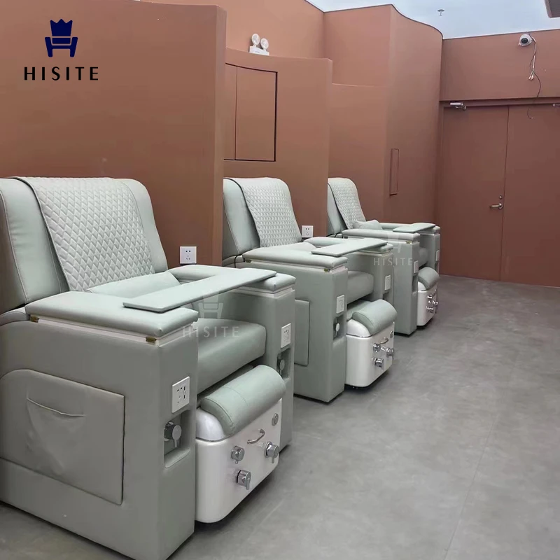 Hisite Nail Salon Spa Manicure Pedicure Chair with Basin