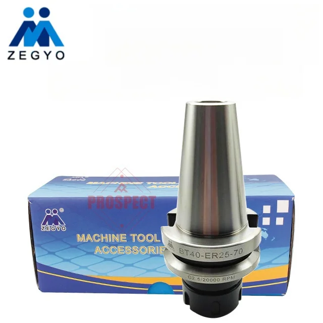 Высокоточная ручка инструмента CNC Zhengyu BT40-ER16/ER20/ER25/ER32/ER40 с динамическим балансом серии BT30 BT40 шпинделя