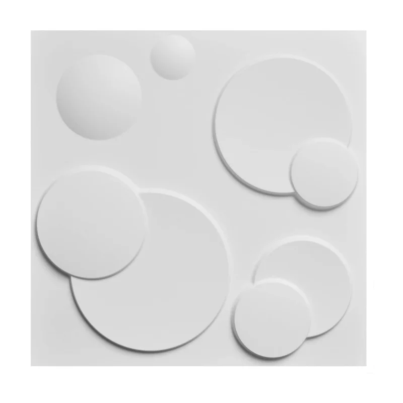 PVC 3d Wave Wall Panels for Interior Wall Decor White 3D Wall Panels