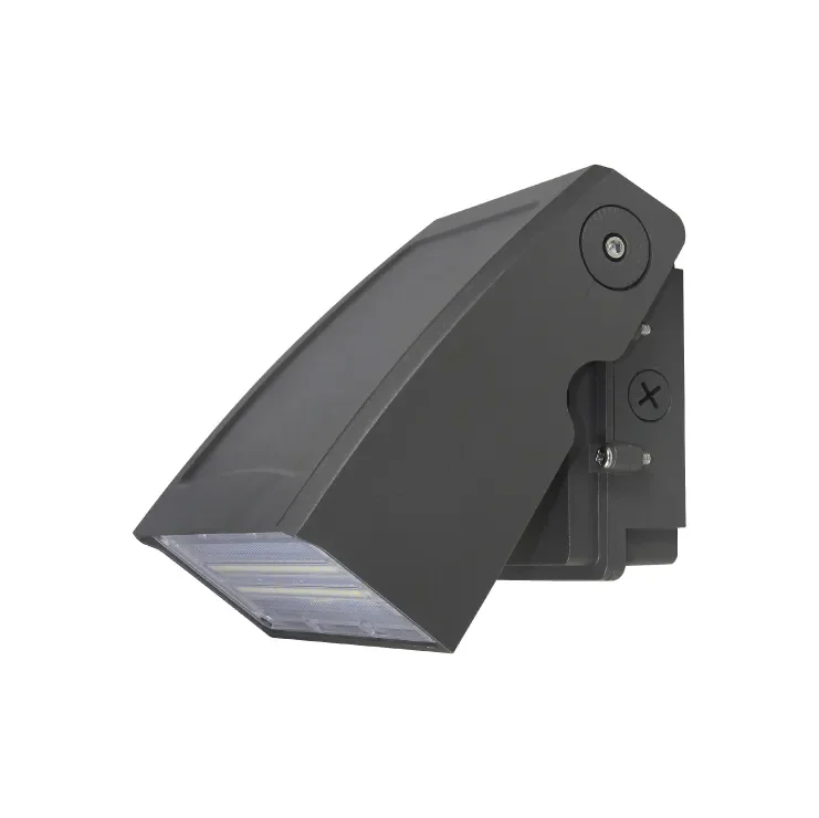 ETL Certified 40W/80W LED Wall Pack Light High Brightness Beam Angle Adjustable Outdoor Wall Lamp Fixture with Photocell