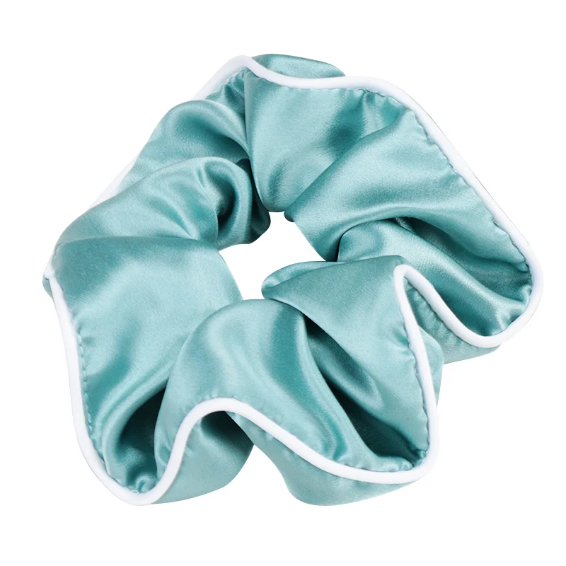 High Quality Current Ins Star style Silk  Women Lady Girl  Hair Ring Advanced Decoration Customization Color Diversity