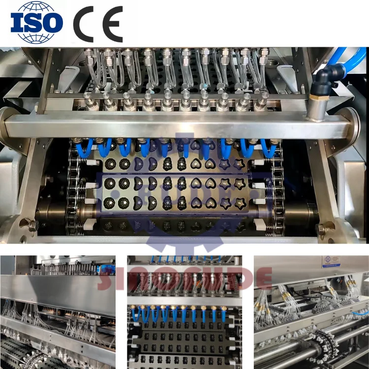Fully Auto Multivitamin Sinofude Liquorice Gummy Candy Making Machine Deposit Production Line Equipment for Gummy