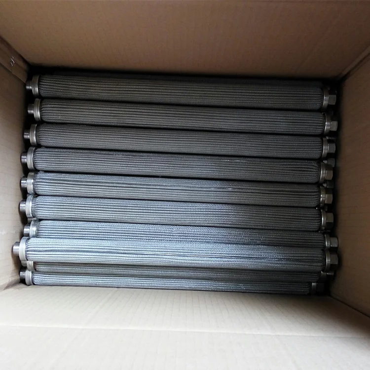 Melt Candle Sintered Fiber Pleated Filter Element Design Stainless Steel New with Competitive Price