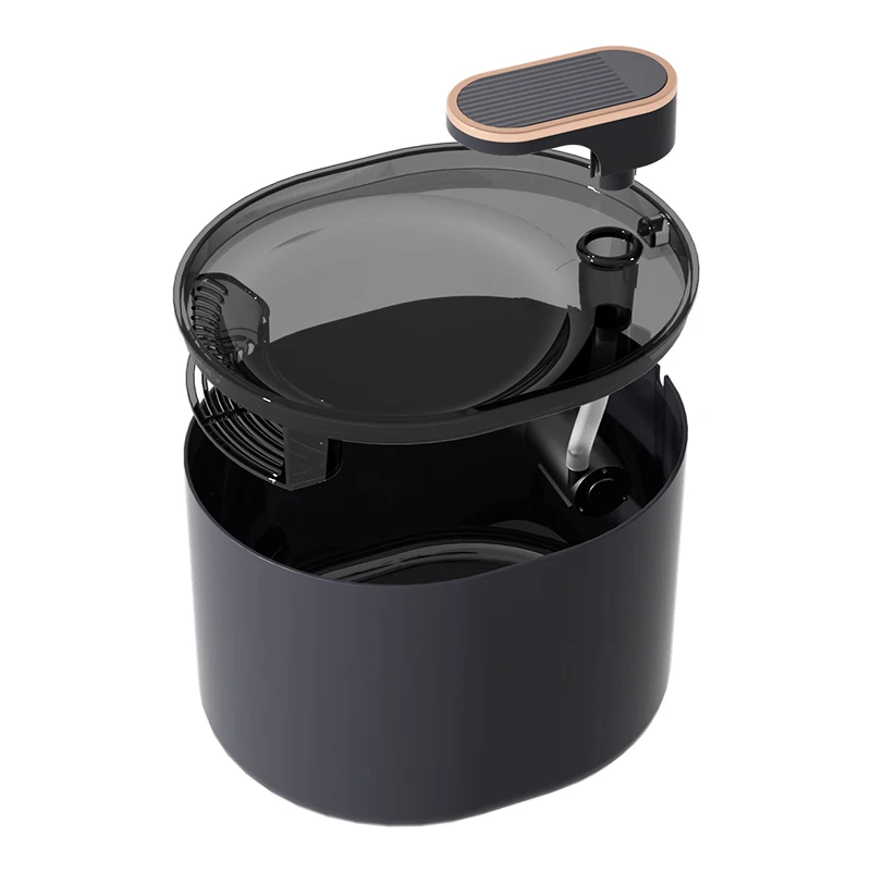 New pet water dispenser with automatic circulation filtration and intelligent large capacity silent pet water feeder for cat dog