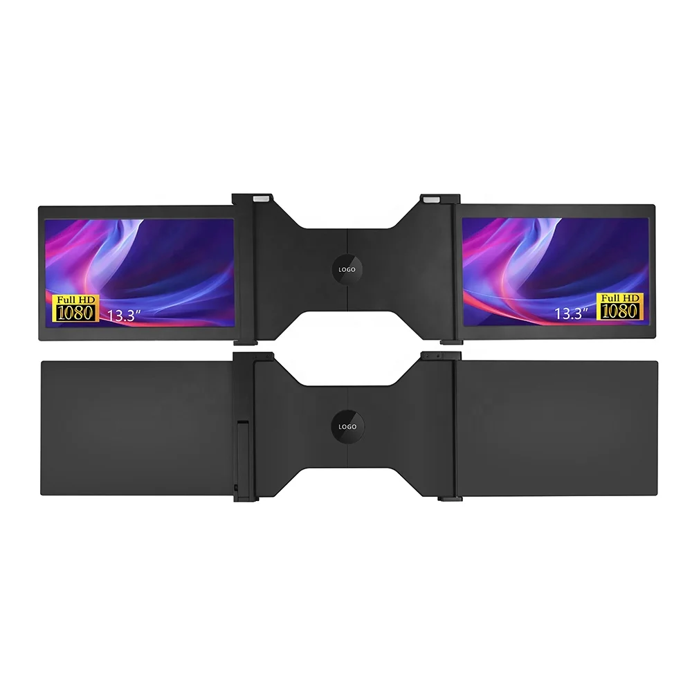 Dual screen for Laptop Tri Screen Compatible with Macbook laptop and Chrome Powered by USB C