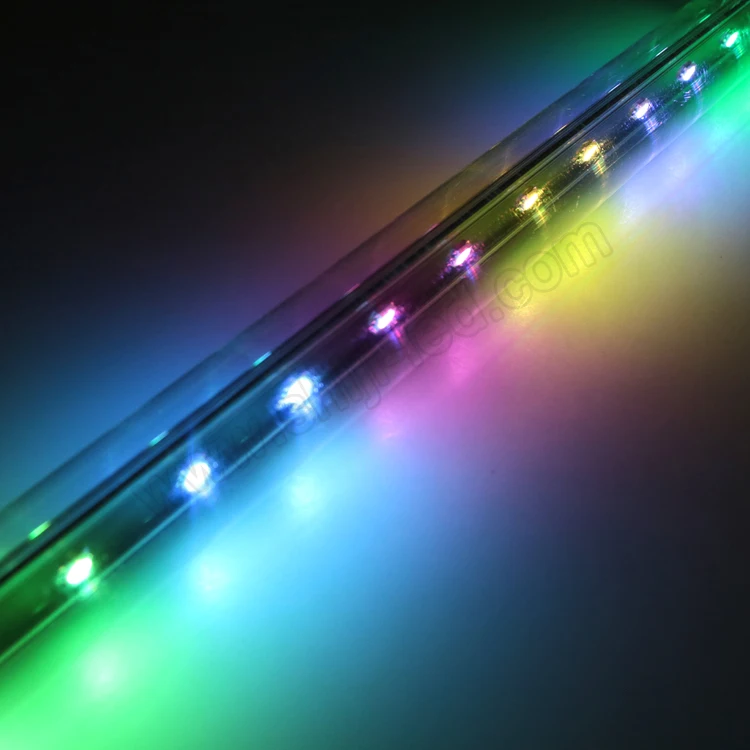 SHIJI Stage Decoration RDM DMX512 RGB LED Digital Disco Video 3D Pixel Tube Light DC12V Wall Washer Light