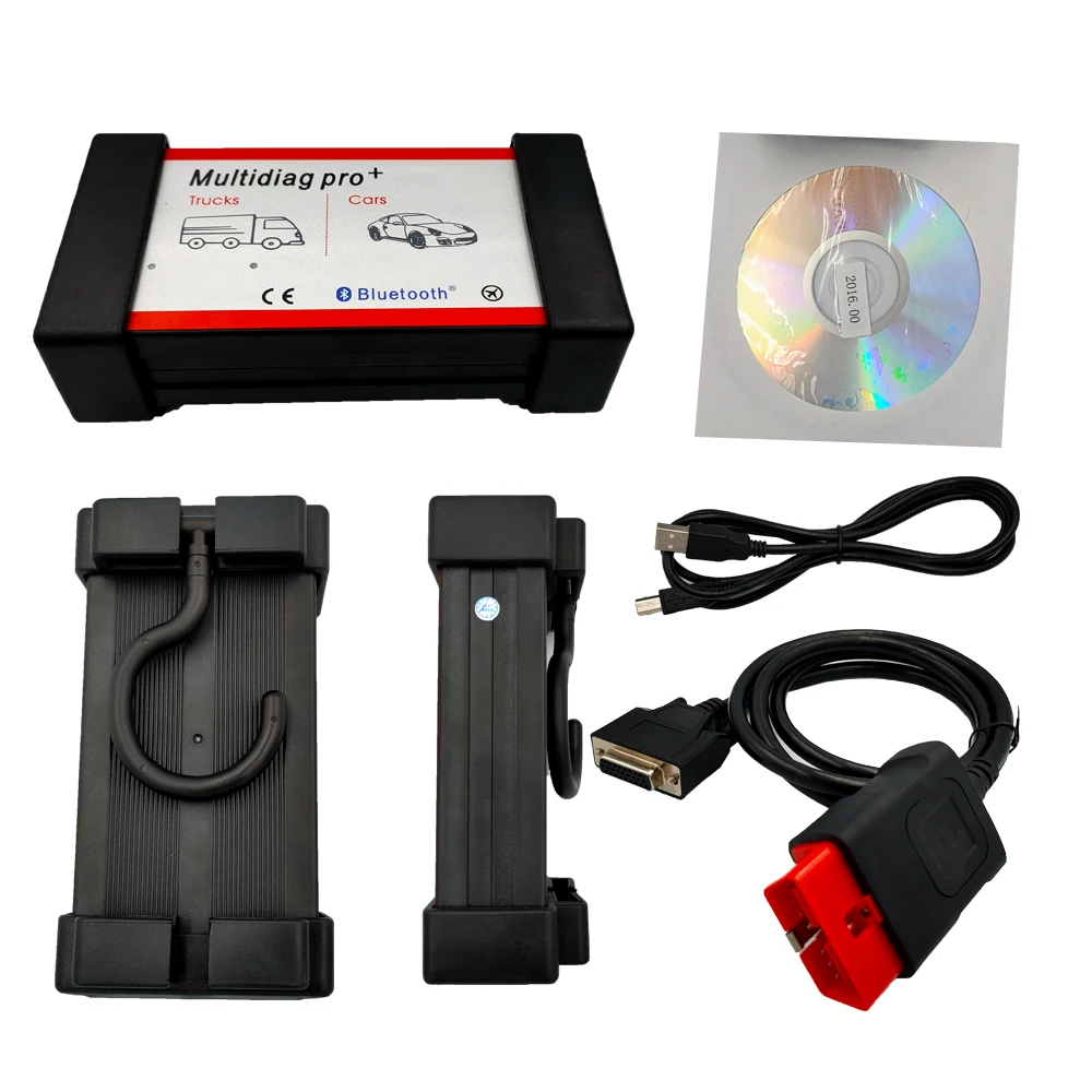 Multidiag Diagnostic Tool Acardiag Black Multidiag Pro+ Wireless Tcs V2021 EOBD OBD 2 Car and Truck Diagnostic Tools