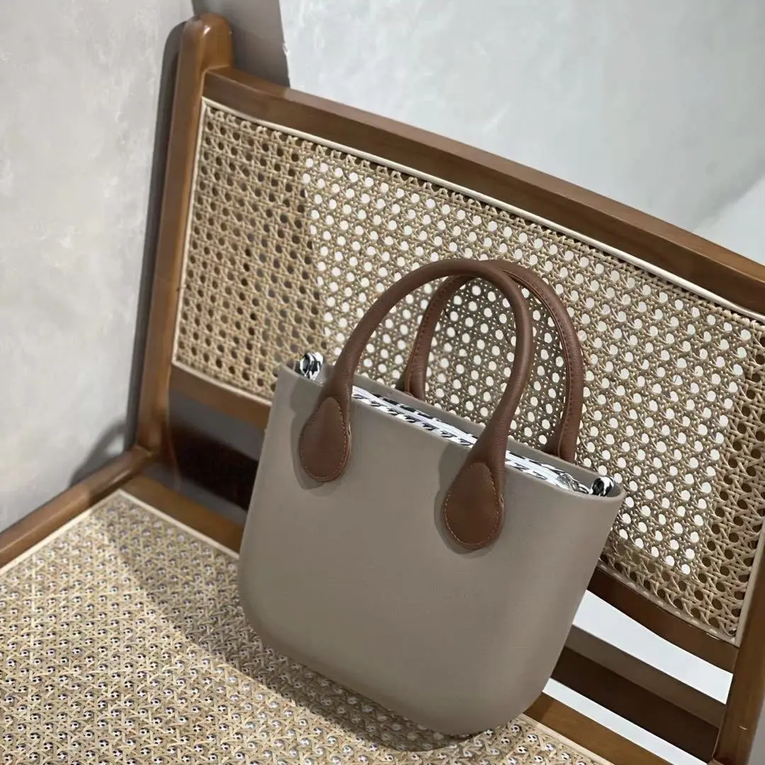 Handbags colorful mini purse with charms  EVA foam rubber summer beach bags open tote bags