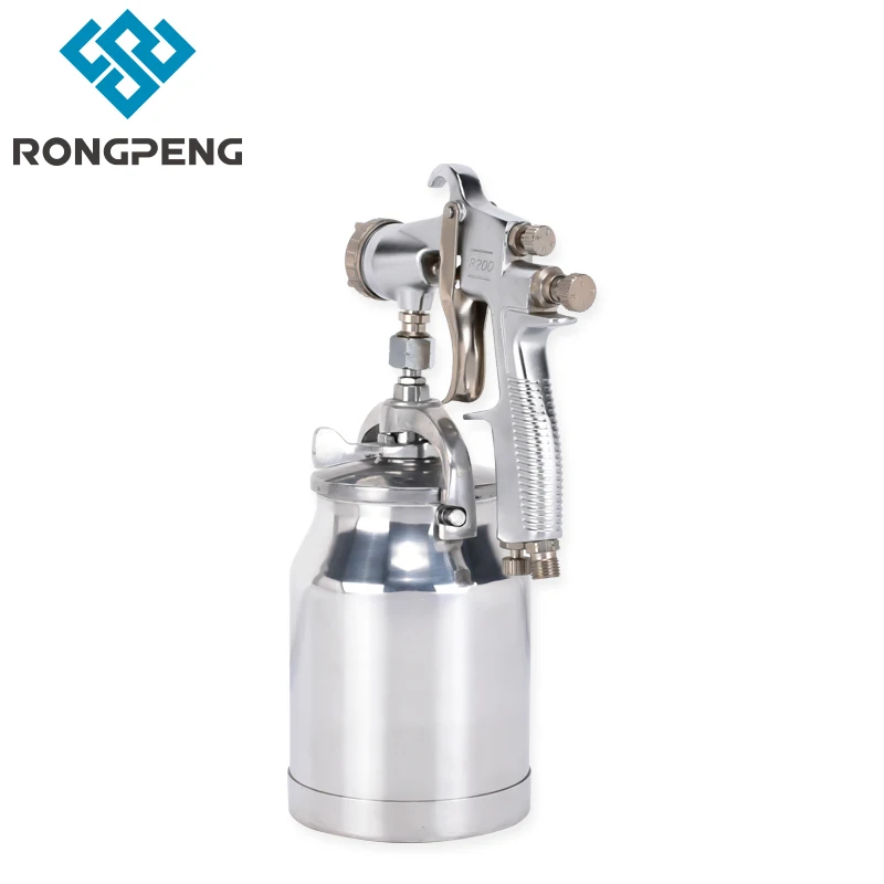 RONGPENG R200S Eco Design Industrial Paint Spray Gun Air Brush Suction Feed for Furniture Auto Base Painting