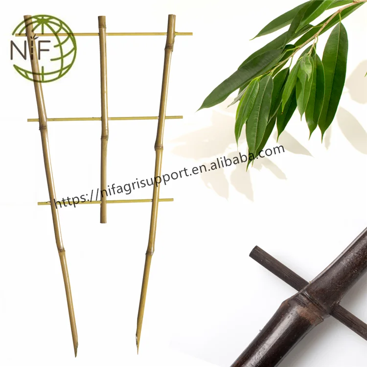 NIF Factory direct supply customized packing natural bamboo tonkin ladder bamboo trellis