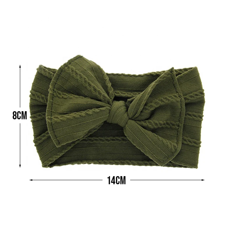 2021 New Fabric Hair Accessories Elastic Cotton Hair Accessories Baby Flowers Hair Band Top Kont Bow Ribbon Makeup Headbands
