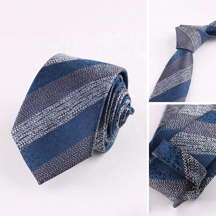 Fast Delivery High Density Jacquard Fabric Ready Tie Mens  Necktie