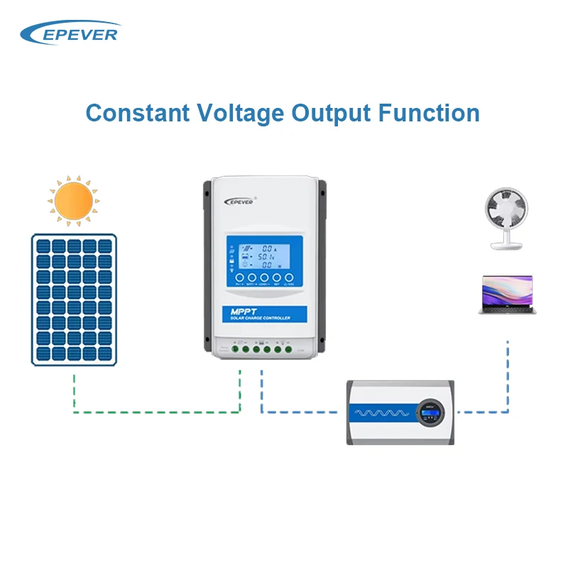 EPEVER 30a Lifepo4 Solar Energy Panel Voltage Controller Solar Controller Charger Controller for Solar Power