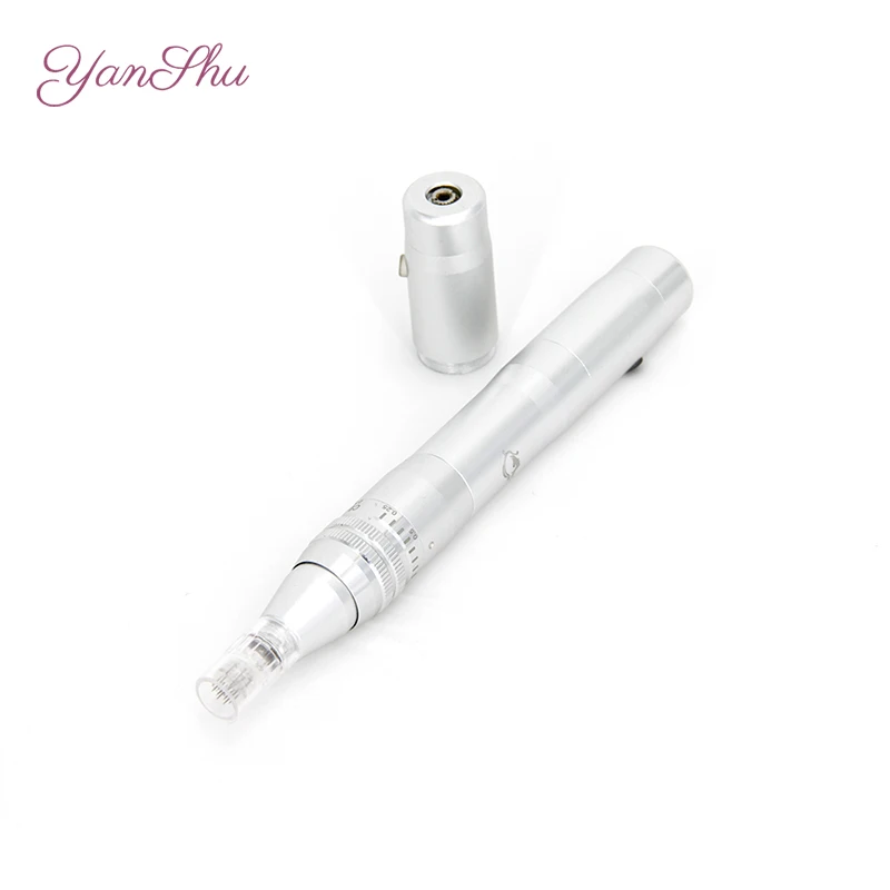 
China Factory Hot Sale Rechargeable derma roller pen Adjustable micro needling derma pen for Body Face Massager 