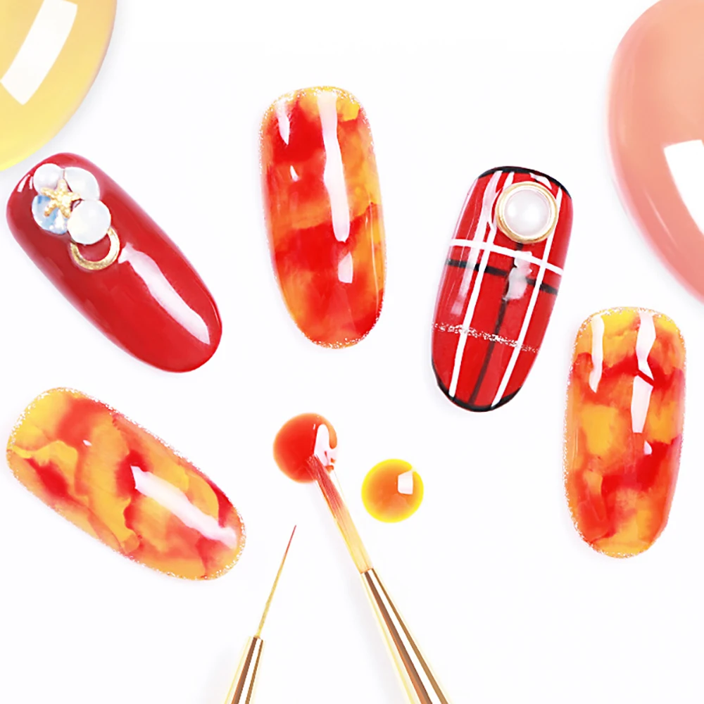 Custom Private Label UV Gel Nail Polish Bright Translucent Amber Glass Jelly Silica Crystal Gel Polish