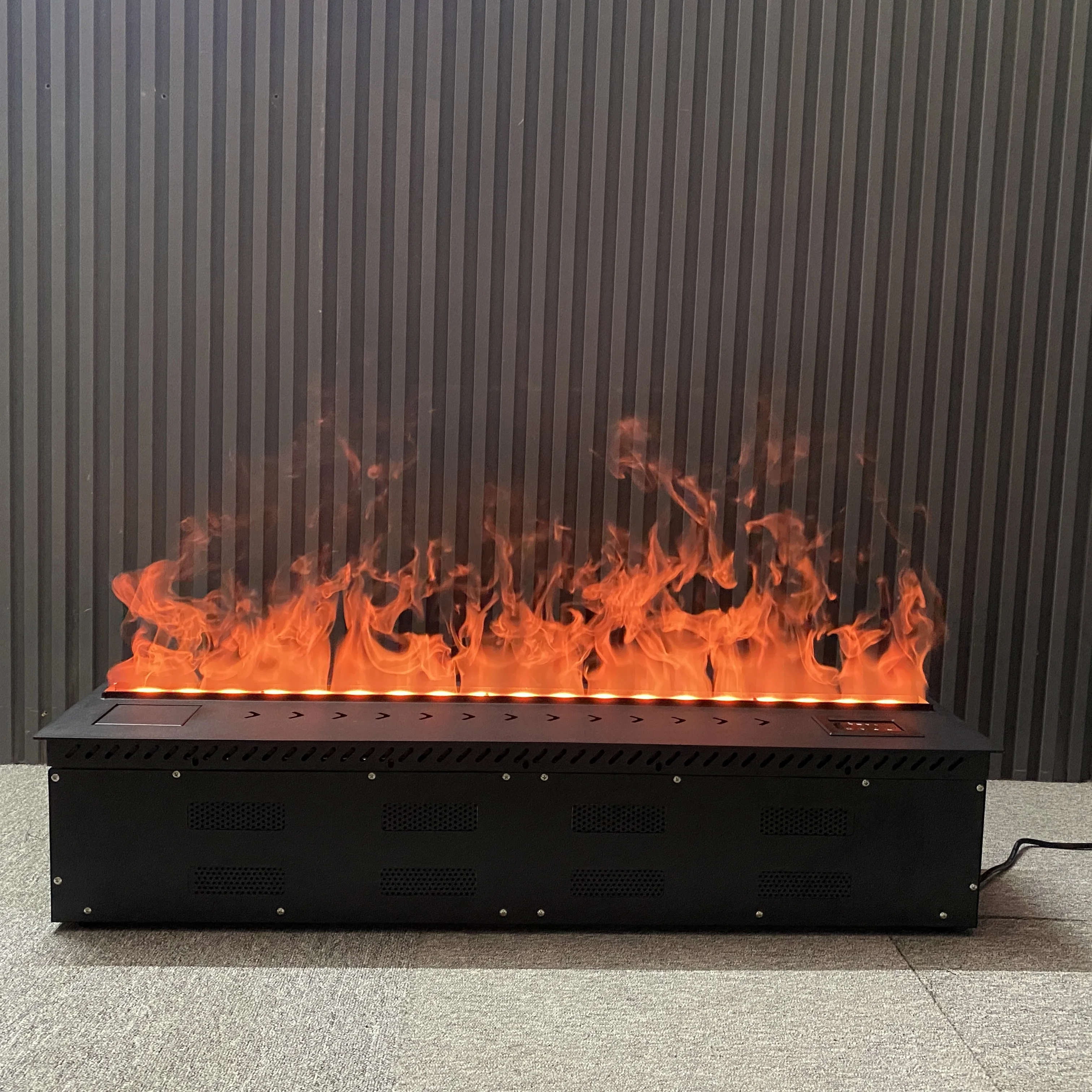 3D LED Flame Water Mist Fire Vapor Steam Electric Wall Fireplace 1000mm WOGUAN