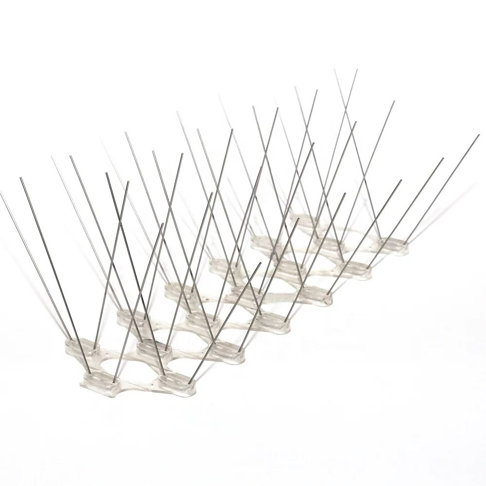 GKPC-28 : Pest Control Bird Trap Bird Spikes Pigeon Detrrent for Animal Control Use 36spikes 13 Cm 12cm 33cm 5pcs/ctn Packing PC