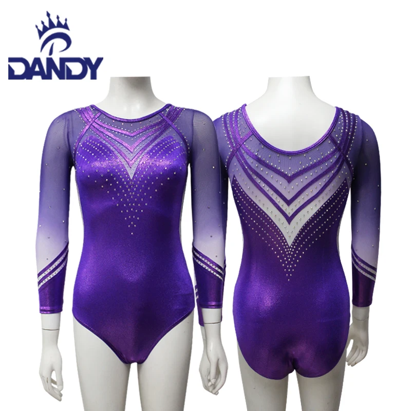 Customized Baby Sleeveless Dance Wear Woman Gymnastics Competition Black Leotards Performance Wear Kids Bodysuit Leotard