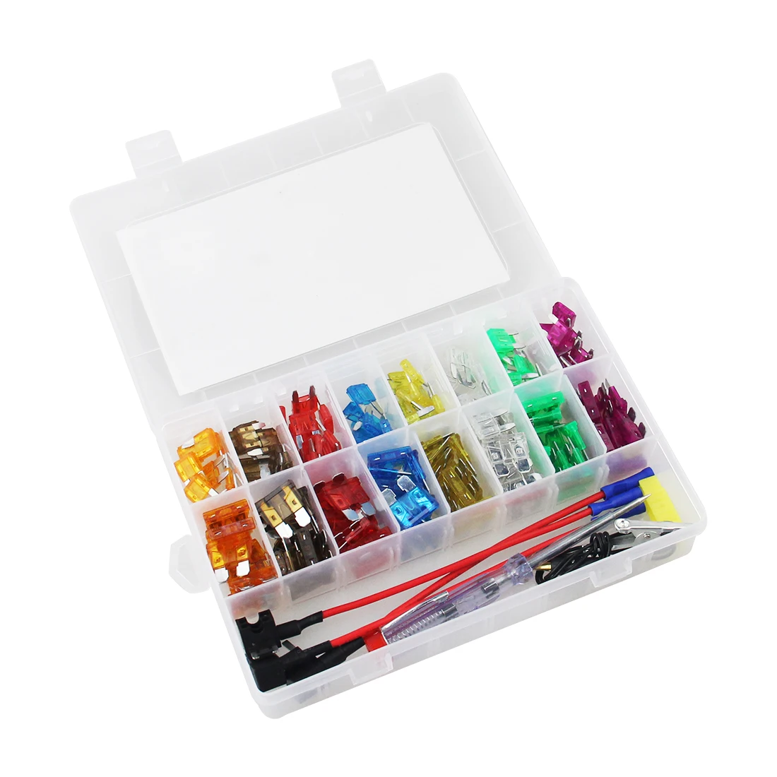 Автомобильные стандартные предохранители, набор предохранителей 5 А 10 А 15 а 20 А 25 А 30 А 40 А