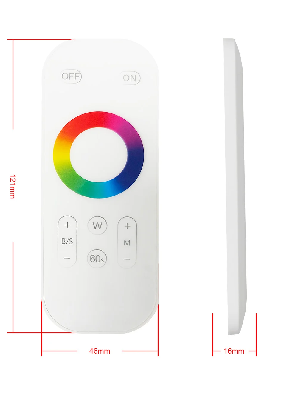 Feican Новое поступление FC-T2H-B5Q RF LED RGB контроллер с сенсорным дистанционным управлением 8 клавиш DC12v 24v светодиодный