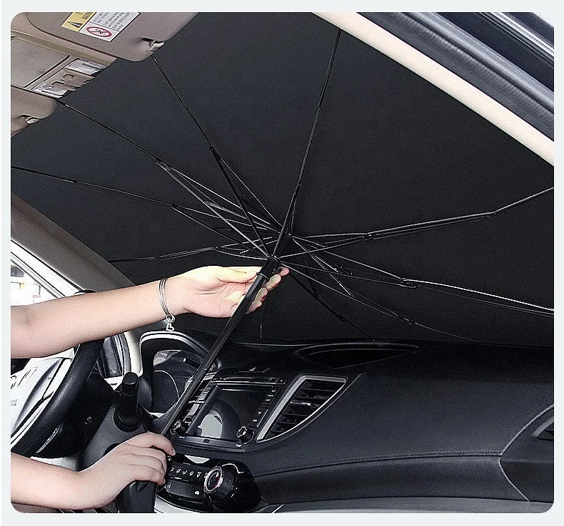 High Quality Windscreen Windshield Sunshade Car Front Window UV Protect Folded Car umbrella Sun Shade Cover