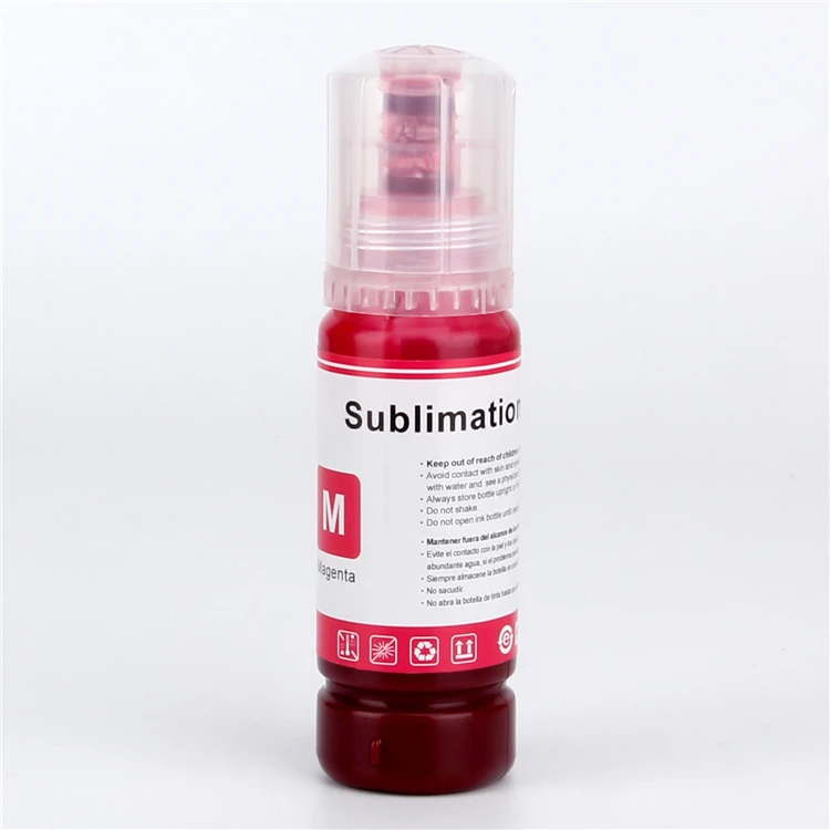 70ML High Quality Dye Sublimation Ink For Epson L3210 2800 2720 1100 8550 P50 Tank Printer